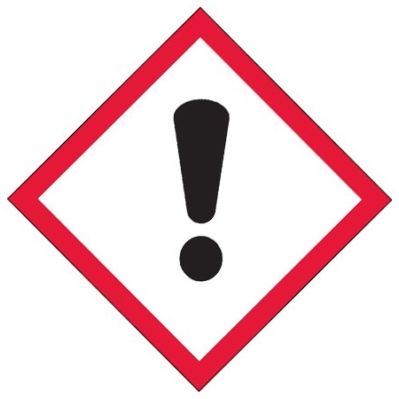 Bsc Preferred 1 x 1'' Pictogram - Exclamation Mark Labels DL4142